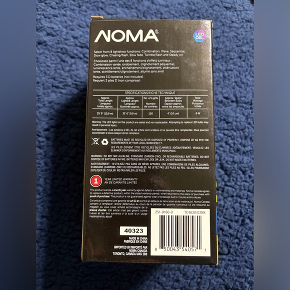 NOMA Battery-Operated Multi-Function String Lights - Picture 3 of 7